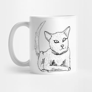 Cat Sitting Mug